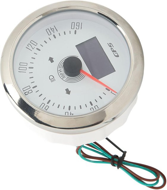 GoolRC 3-in-1 GPS-Tachometer mit OLED-Display und COG-Funktion, Kilometerzähleranzeige 0-160 MPH, Farbe: Weiß - Bild 1