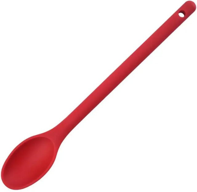 Bestbags Salatrührlöffel aus Silikon mit langem Griff, hitzebeständiger Mischlöffel und Servierlöffel in Rot, Schwarz oder Blau - Bild 1