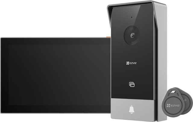EZVIZ HP5 Video-Türklingel mit 7-Zoll-Touchscreen-Display in Schwarz - Bild 1