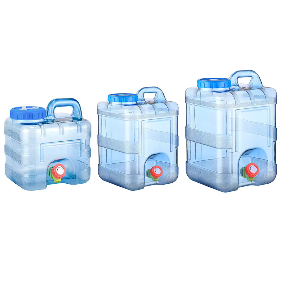 JOCESTYLE Trinkwasserkrug mit Zapfhahn, multifunktionaler Camping-Wassertank in Blau, 24,0 l - Bild 4