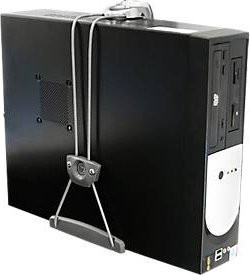 Ergotron Universal CPU Halter, größenverstellbar, Schwarz, Tragkraft 22,7 kg - Bild 1