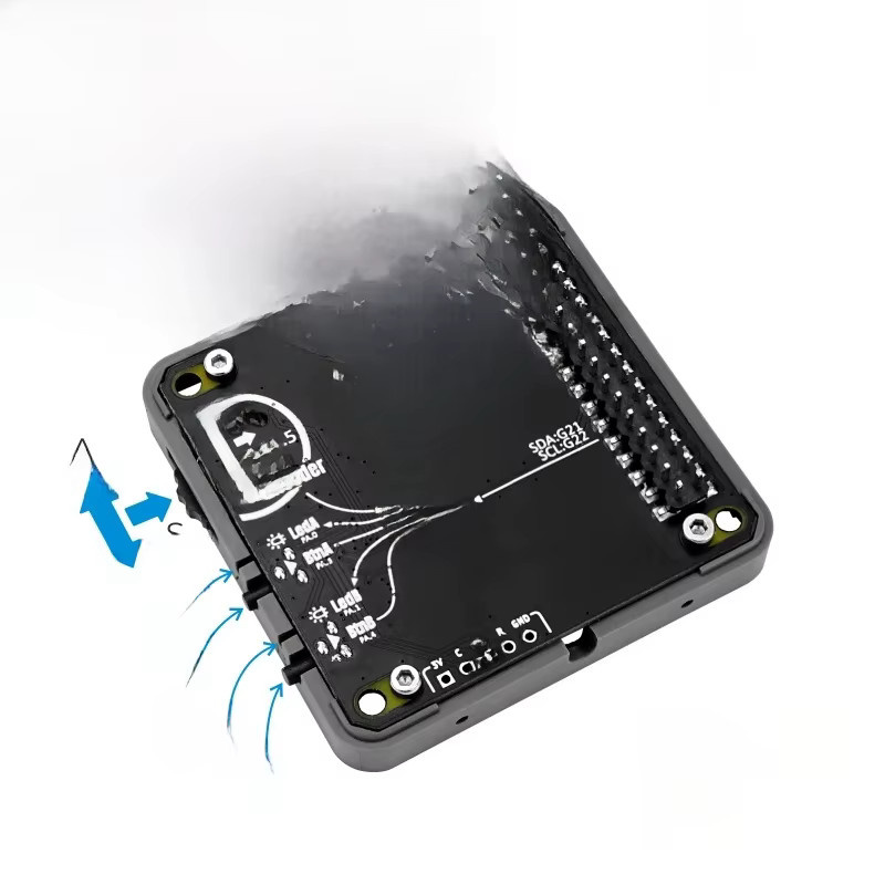 M5Stack HMI-Modul mit Encoder und 500-mAh-Akku in Schwarz (STM32F030) - Bild 1