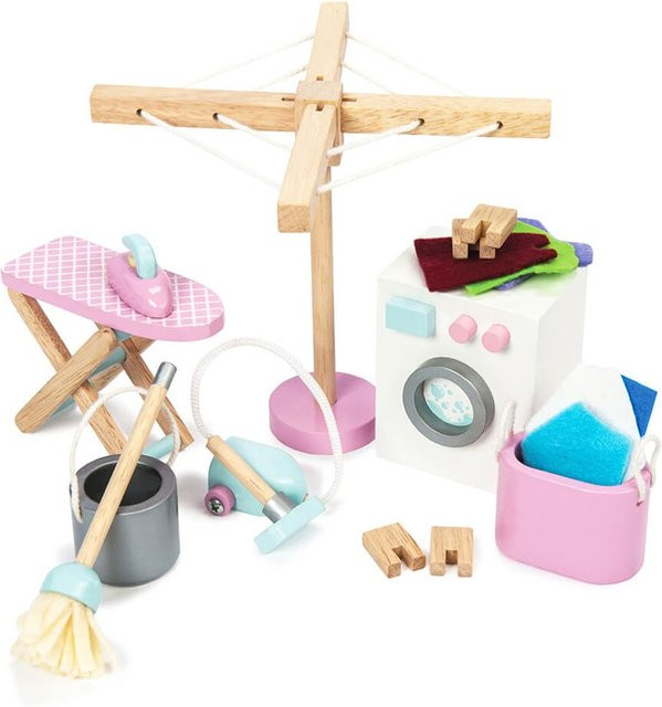 Le Toy Van Puppenhaus Zubehör Waschküche, Holz, Bunt / Mehrfarbig - Bild 1