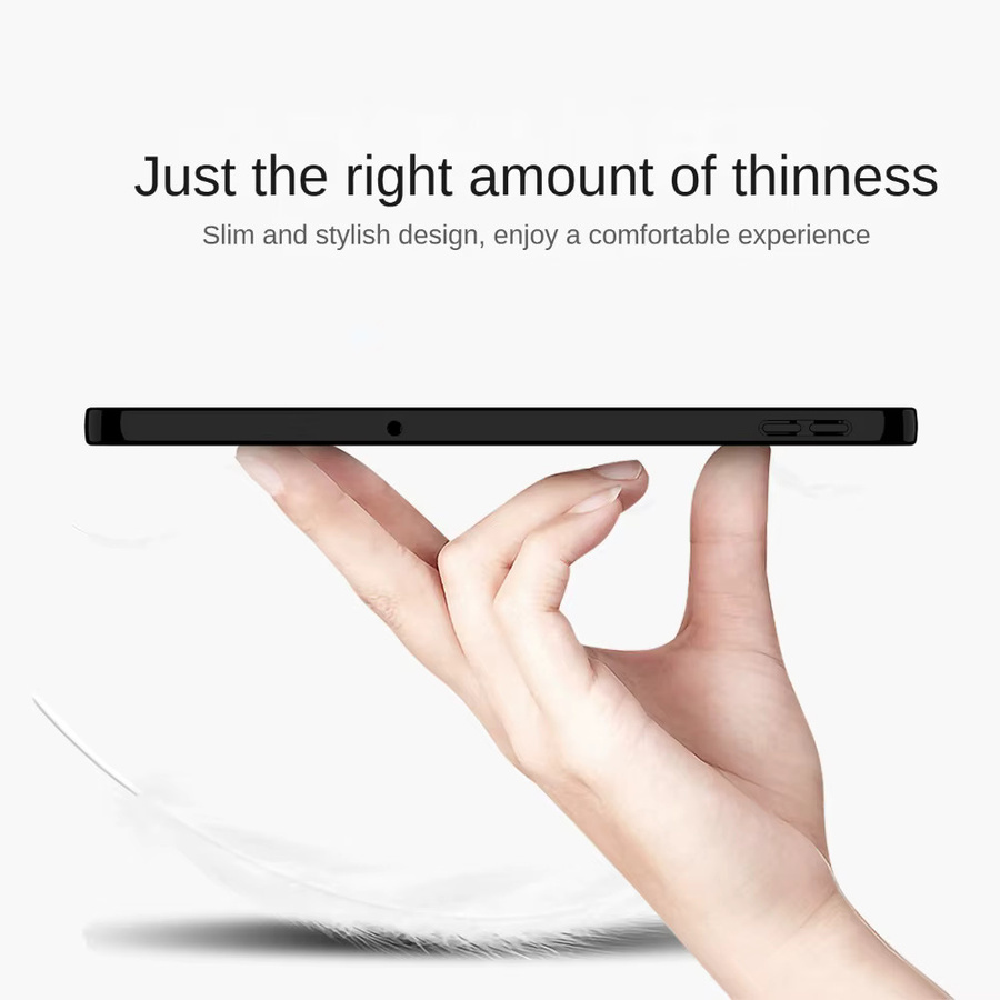 Xiaomi Redmi Pad 2 SE Schutzhülle aus weichem Silikon TPU in Schwarz für 9,7 Zoll Tablet - Bild 5