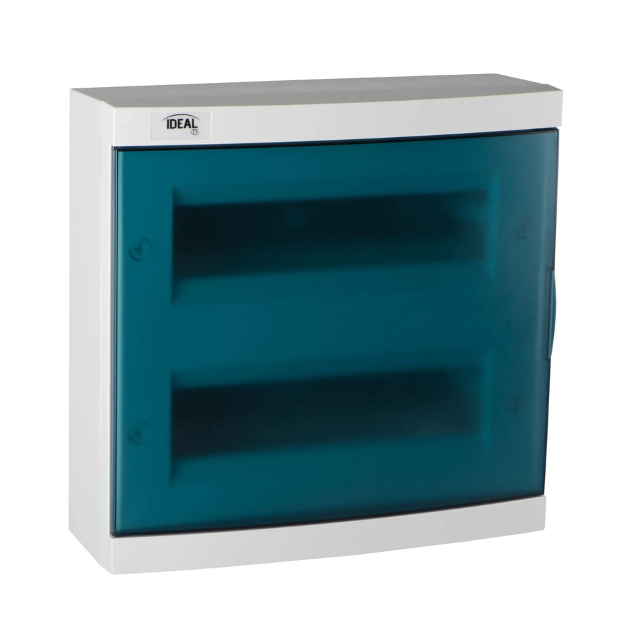 Kanlux Verteilerkasten Aufputz KDB-S24T aus ABS in Weiß und Blau mit 24 Modulen - Bild 2
