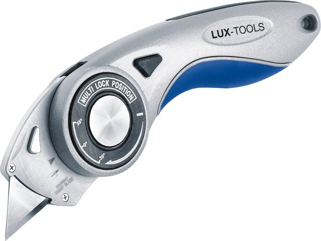 LUX-TOOLS Universalmesser Comfort in Silber mit ausziehbarer Klinge - Bild 1