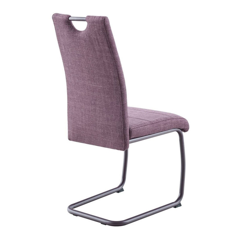 Freischwinger HARPER HYERES Schwingstuhl in Rot-Lila mit Webstoff, B/H/T: 43 x 99 x 61 cm - Bild 3