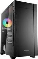 Sharkoon S25-W2 ARGB Tower-Gehäuse in Schwarz mit USB-C - Bild 1