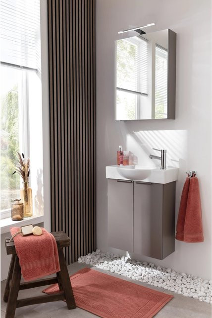 Fackelmann Waschbeckenunterschrank SBC für das Badezimmer, Grau, B/H/T: 52 x 60 x 24,3 cm - Bild 1