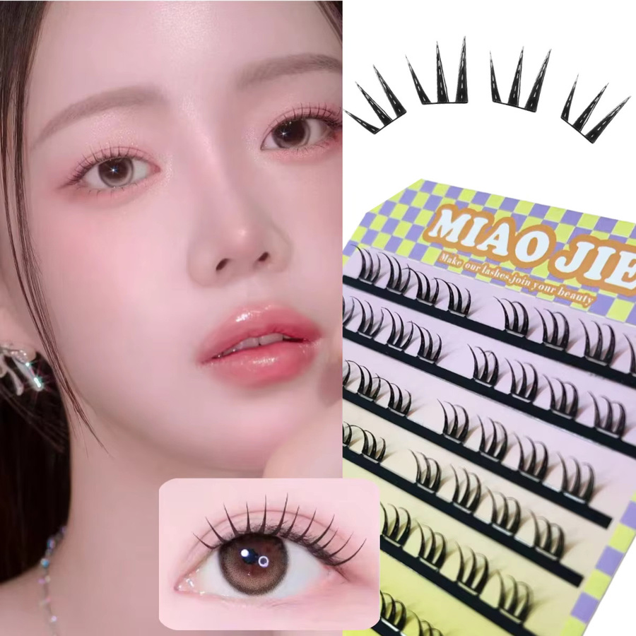 WINKLURE JIWOO Wimperncluster, Natürlich, Unisex - Bild 2
