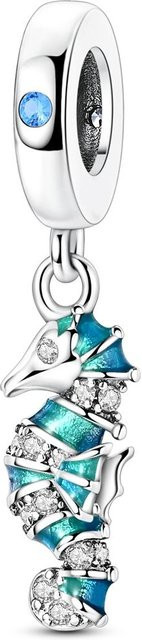 Charms Anhänger 925 Silber, Walhai Seepferdchen Meeresschildkröte Delfin, Damen - Bild 1