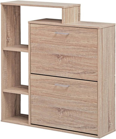 Schuhkipper Wohnling Eiche Sonoma Nachbildung Braun B/H/T: 24 x 93 x 85 cm