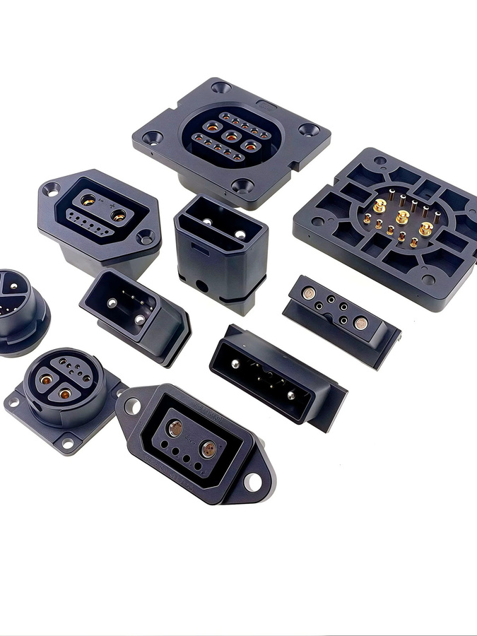 RTLECS Elektrischer Fahrzeug Batterie Ladegerät Port Stecker Adapter Buchse für Niu Yadea Aima E-Bike und E-Roller, Schwarz - Bild 3