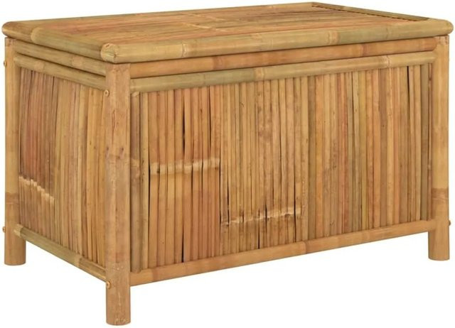 Gartentruhe Furnicato aus Bambus in Braun, B/T/H: 90 x 52 x 55 cm - Bild 1