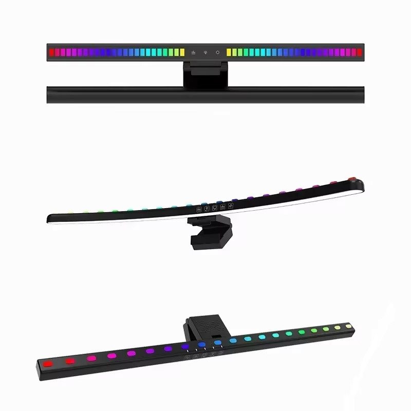 LINYILIGHT RGB LED Monitorleuchte Schwarz mit Dimmfunktion für Gaming und Home Office - Bild 5