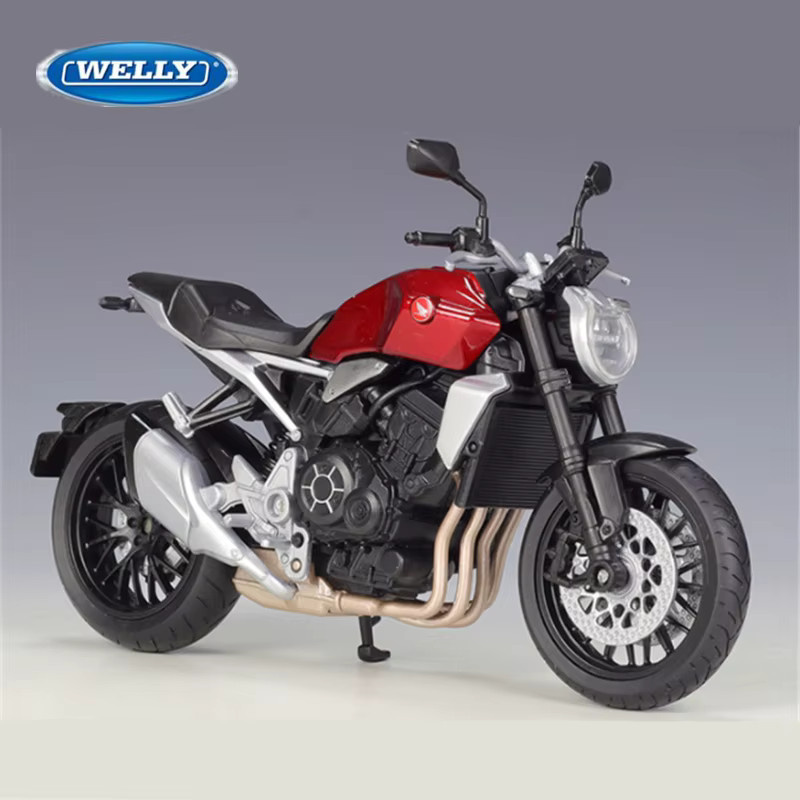 WELLY Honda CB1000R, Motorrad Modell, 1:12, Metall, Rot - Bild 2