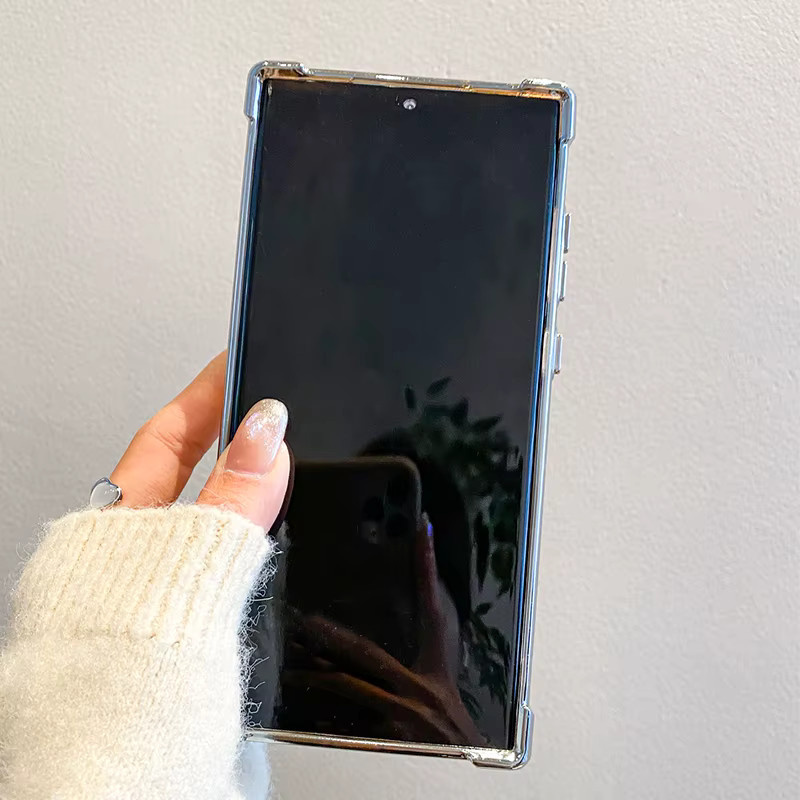 Transparente magnetische kabellose Ladehülle mit Kameraschutz für Samsung S26 S25 Ultra S24 S23 FE S22 Note 20 stoßfest - Bild 2