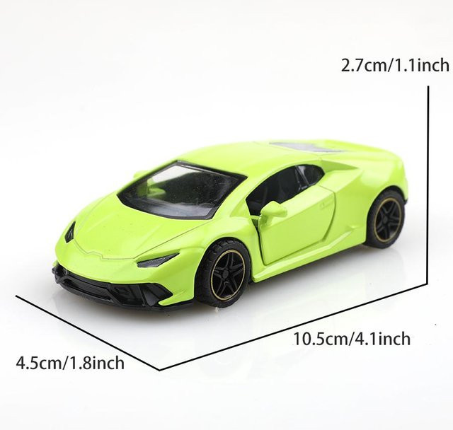 Linyi toy car Rennwagen, 1:43, Metall, Rückziehbar, ab 4 Jahren - Bild 1