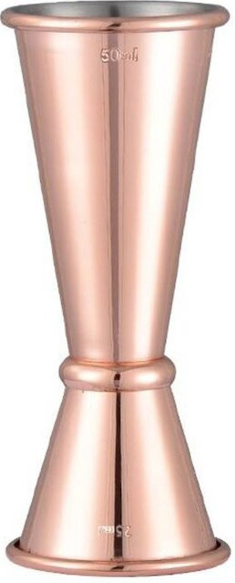 Stalgast Jigger im japanischen Stil aus Edelstahl in Kupfer und Gold mit 25/50 ml und Skala - Bild 1