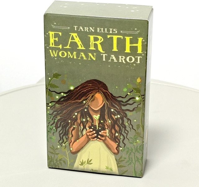 Tarn Ellis Tarotdeck Earth Woman, 78 Tarotkarten, beige - Bild 1