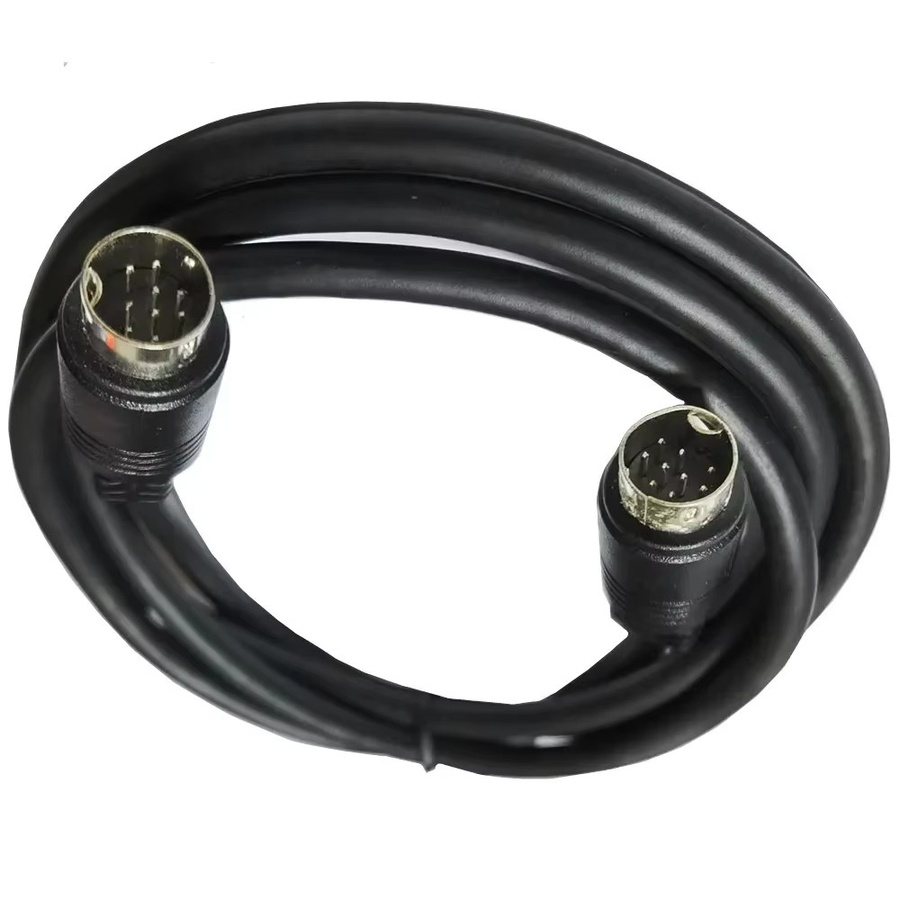 BSN Mini-DIN 9-Pin auf 9-Pin Audio-Eingangskabel in Schwarz für Videospiele, Soundkarten und Audioausrüstung - Bild 2