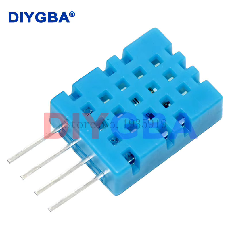 DNIGEF 10er Set DHT11 Digitaler Temperatur- und Feuchtigkeitssensor in Blau für Arduino - Bild 2