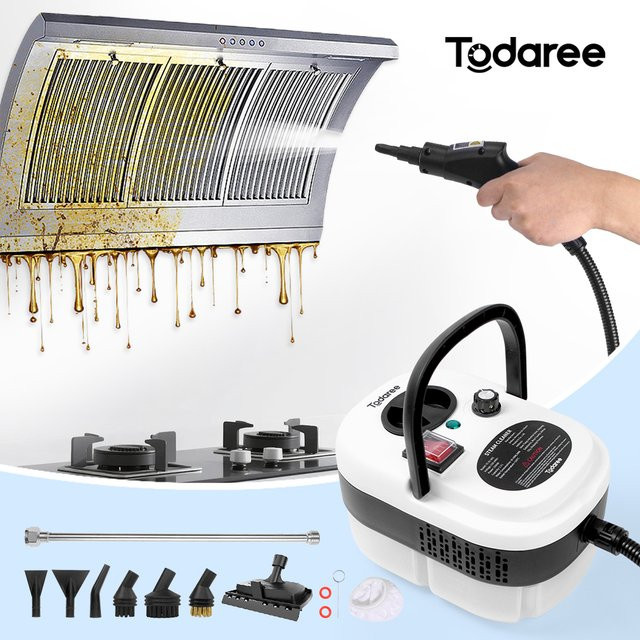 Todaree Tragbarer Handdampfreiniger in Weiß mit 2500W Hochtemperatur-Reinigungsfunktion für Küche und Haushalt - Bild 1