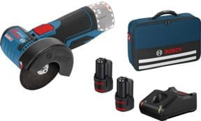 Bosch Professional Akku-Winkelschleifer GWS 12V-76 in Blau/Schwarz mit 76 mm Scheibendurchmesser und 12V Akku-Set - Bild 3