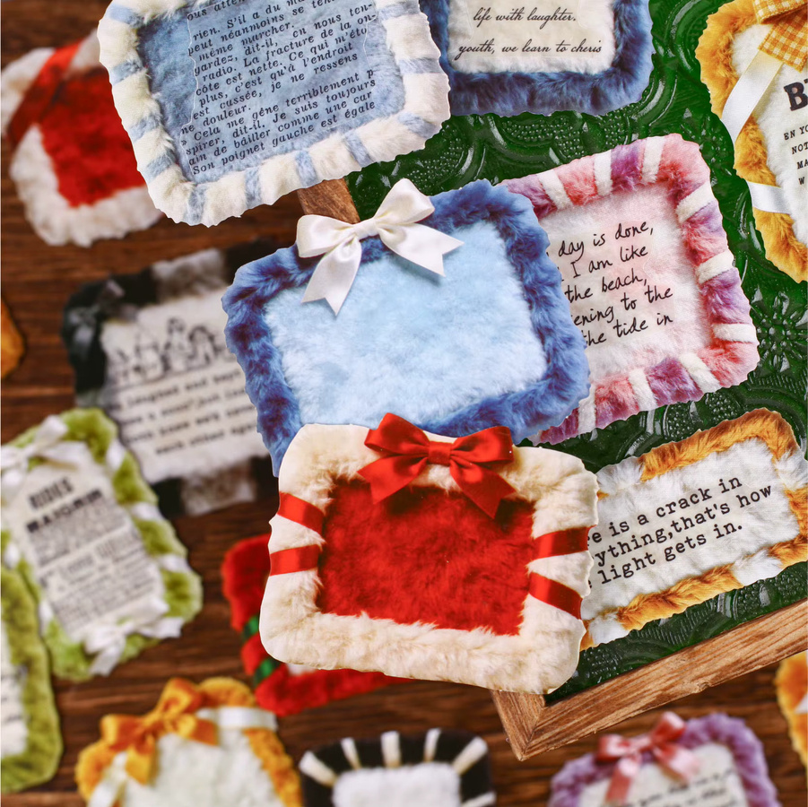 20 Stück Fluffy Ernie Kawaii selbstklebende dekorative Aufkleber in Multicolour für DIY Tagebuch und Scrapbooking - Bild 2