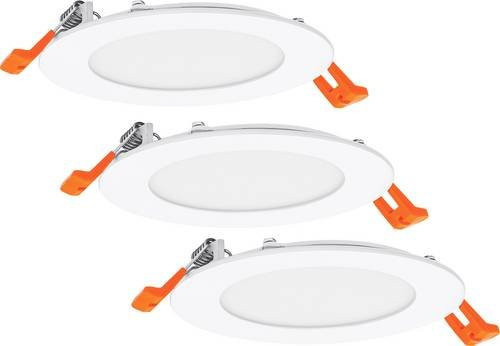 OSRAM HOMELIGHTING Downlight Slim Set 3er Pack LED-Außenwandleuchte Weiß 3000K Warmweiß 8.00W - Bild 1