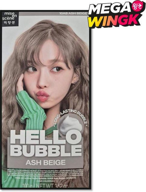 Mise en Scène Hello Bubble Haarfarbe 10AB Ash Beige, Schaum - Bild 1