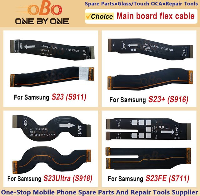 Samsung Motherboard Anschluss Band Flex Kabel für S23 Plus Ultra FE S23 Plus 5G in Schwarz - Bild 1
