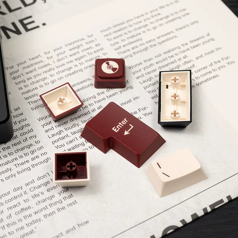 Venit Keys GMK Rome Tastenkappen-Set mit 180 Tasten, Double Shot PBT in Multicolour, Cherry Profile für mechanische Tastaturen und MX-Schalter, Alice ISO-Layout - Bild 5