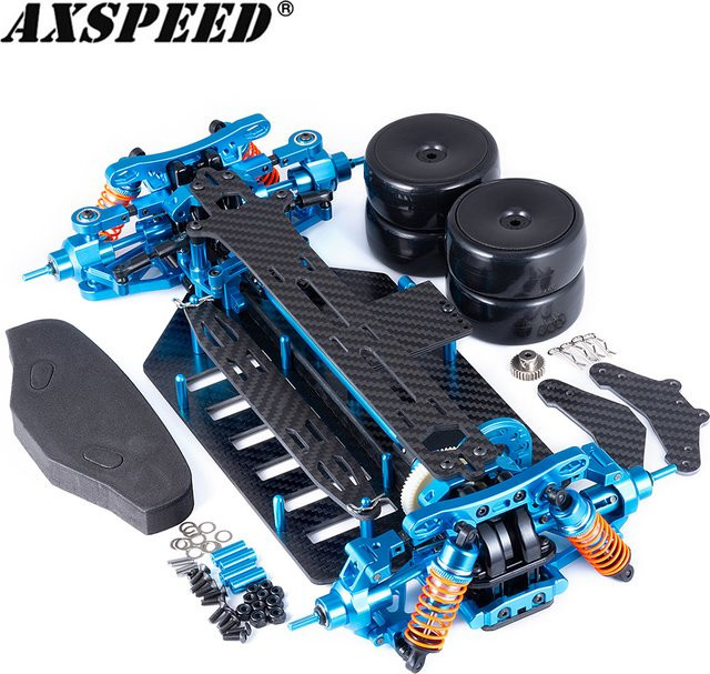 AXSPEED Chassis Rahmen Karosserie, RC Modellauto Upgrade-Teile, Metall & Kunststoff - Bild 1