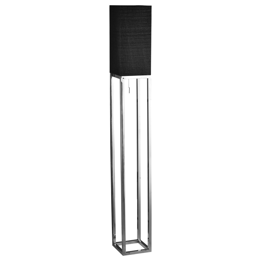 Näve Stehleuchte Alfa Schwarz aus Metall und Stoff B/H/T: 19 x 151 x 19 cm - Bild 3