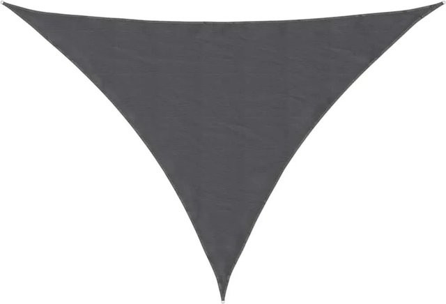 Furnicato Sonnensegel aus Oxford-Gewebe, dreieckig, Anthrazit, B/T/H: 300 x 400 x 400 cm - Bild 1
