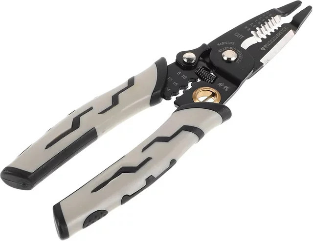 WOZOBUY 7-in-1 Multifunktions-Abisolierzange mit Diagonalzange, Drahtschneider, Spitzzange, Seitenschneider und Kabelschere für Elektriker - Bild 1