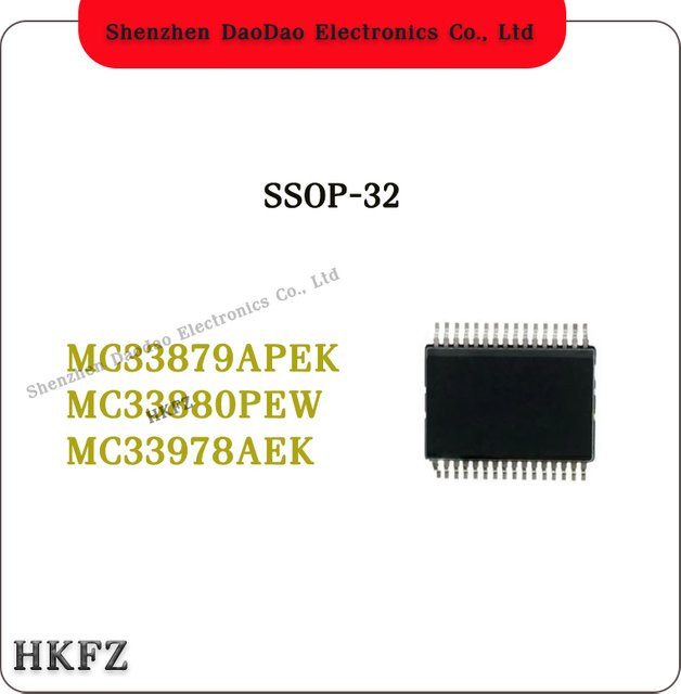 HKFZ SSOP-32 Chip IC MC33879APEK MC33880PEW MC33978AEK in Schwarz - Bild 1