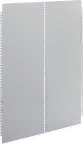 Bito Rückwandsegment Set aus Stahl, grau, verzinkt, H x B: 220 x 130 cm - Bild 1