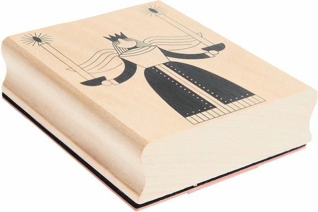 Rico Design Paper Poetry Stempel Engel mit Kerzen - Bild 1