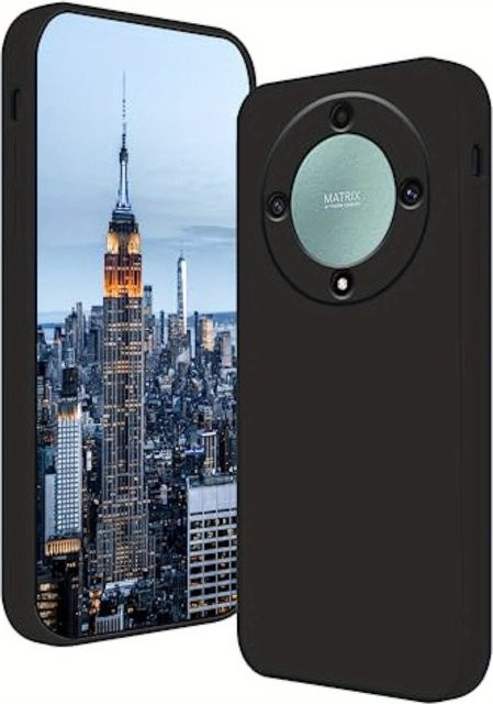 Stoßfeste Silikon-Schutzhülle für Honor Magic 6 Lite, Magic 5 Lite, X9A und A9B in Schwarz - Bild 1