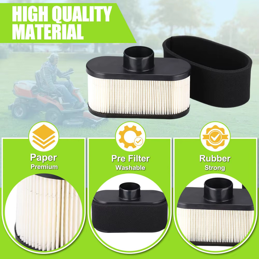 CMCP Luftfilter für Kawasaki Rasenmäher und Trimmer, kompatibel mit FS600V, FS730V, FR651V und Teilenummer 11013-0752 - Bild 3