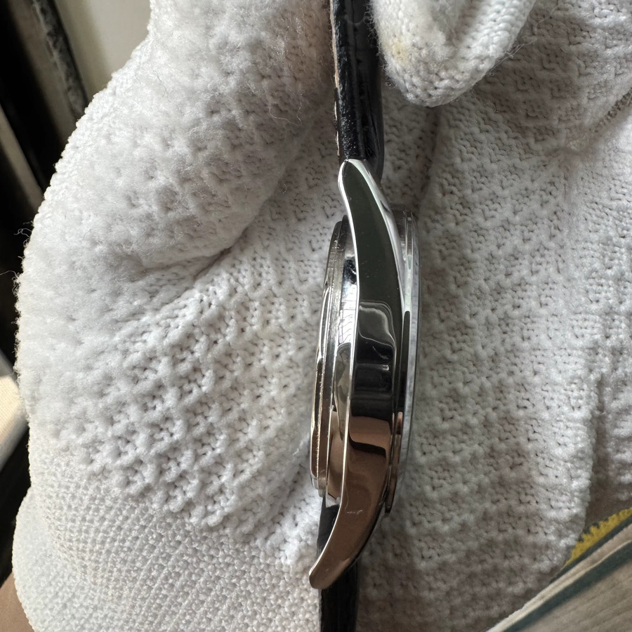 Beijing Armbanduhr, Handaufzug, 38 mm, Leder, Silber, Herren - Bild 2