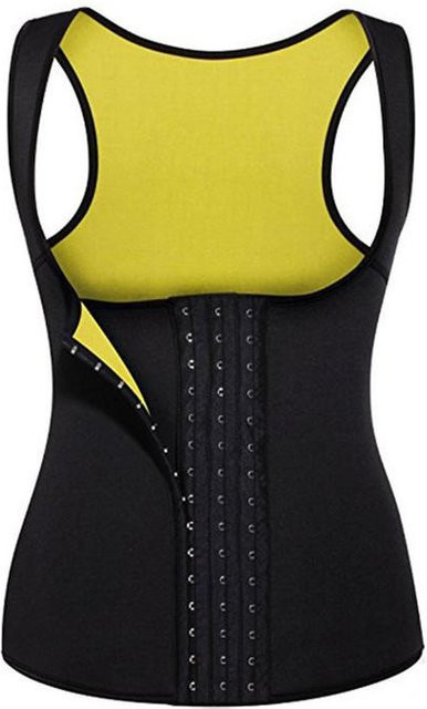 JINKAIRUI Sauna Weste Taillenformung, schwarz, Damen - Bild 1