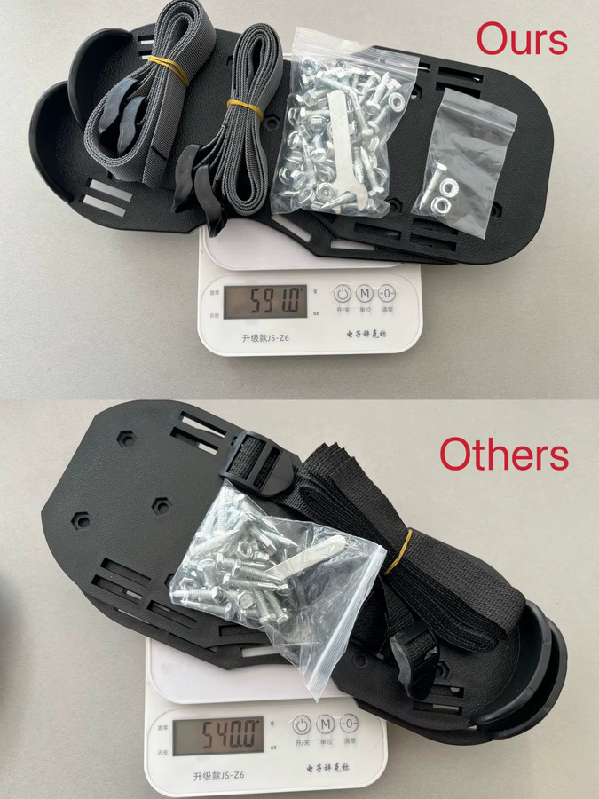 BEILU Spikeschuhe in Schwarz für Epoxidböden mit 28mm Nägeln und Nagelschuhe für Rasen und Garten mit 45mm Nägeln zur Bodenbelüftung - Bild 2