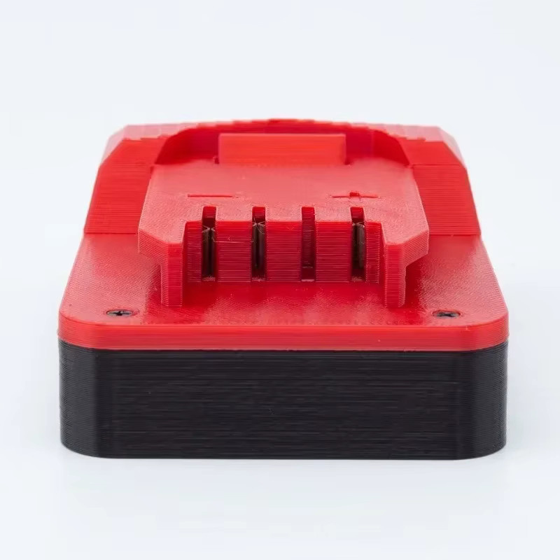Bosch Batterieadapter-Konverter für 18V Lithium-Akkus zur Nutzung mit Lidl Parkside X20V Elektrowerkzeugen in Rot - Bild 3