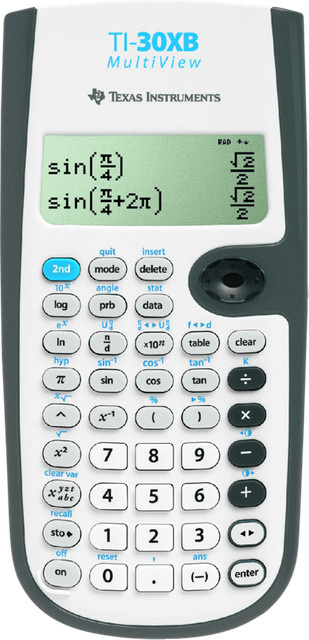 Texas Instruments TI-30XB Multiview wissenschaftlicher Taschenrechner in Weiß - Bild 1
