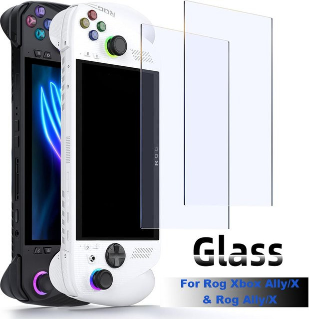 Schutzfolie aus gehärtetem Glas für Asus ROG Ally und ROG Ally X, transparentes Displayzubehör für die 7 Zoll Spielekonsole - Bild 1