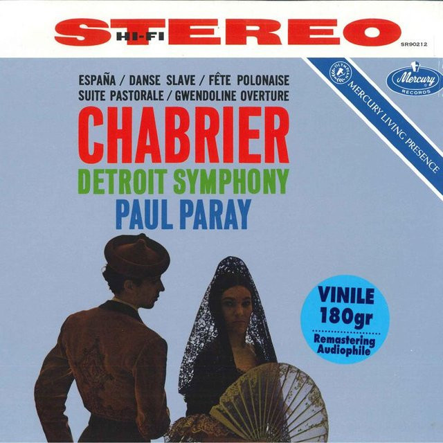 España / Sklaventanz / Fête Polonaise von Emmanuel Chabrier, Detroit Symphony Orchestra, Vinyl/LP, farbig - Bild 1