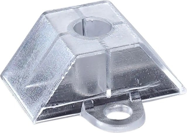 T&J Abstandhalter Spundwand für K70/18 und K76/18 in Silber und Transparent - Bild 1